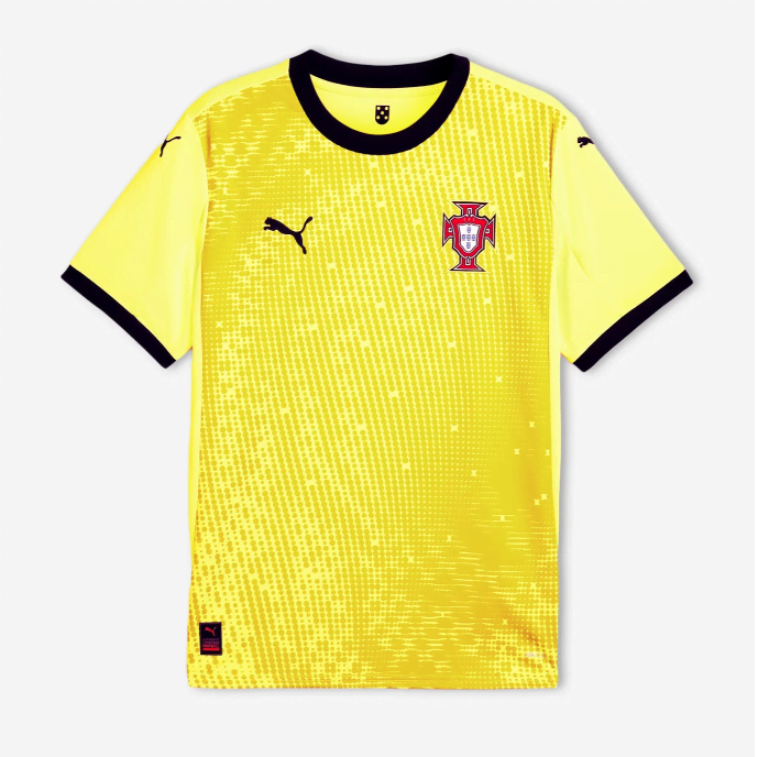 2627 Portugal goalkeeper yellow jersey S-4XL