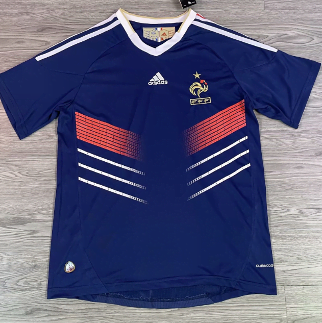 France 10/11 Home Retro Shirt S-2XL