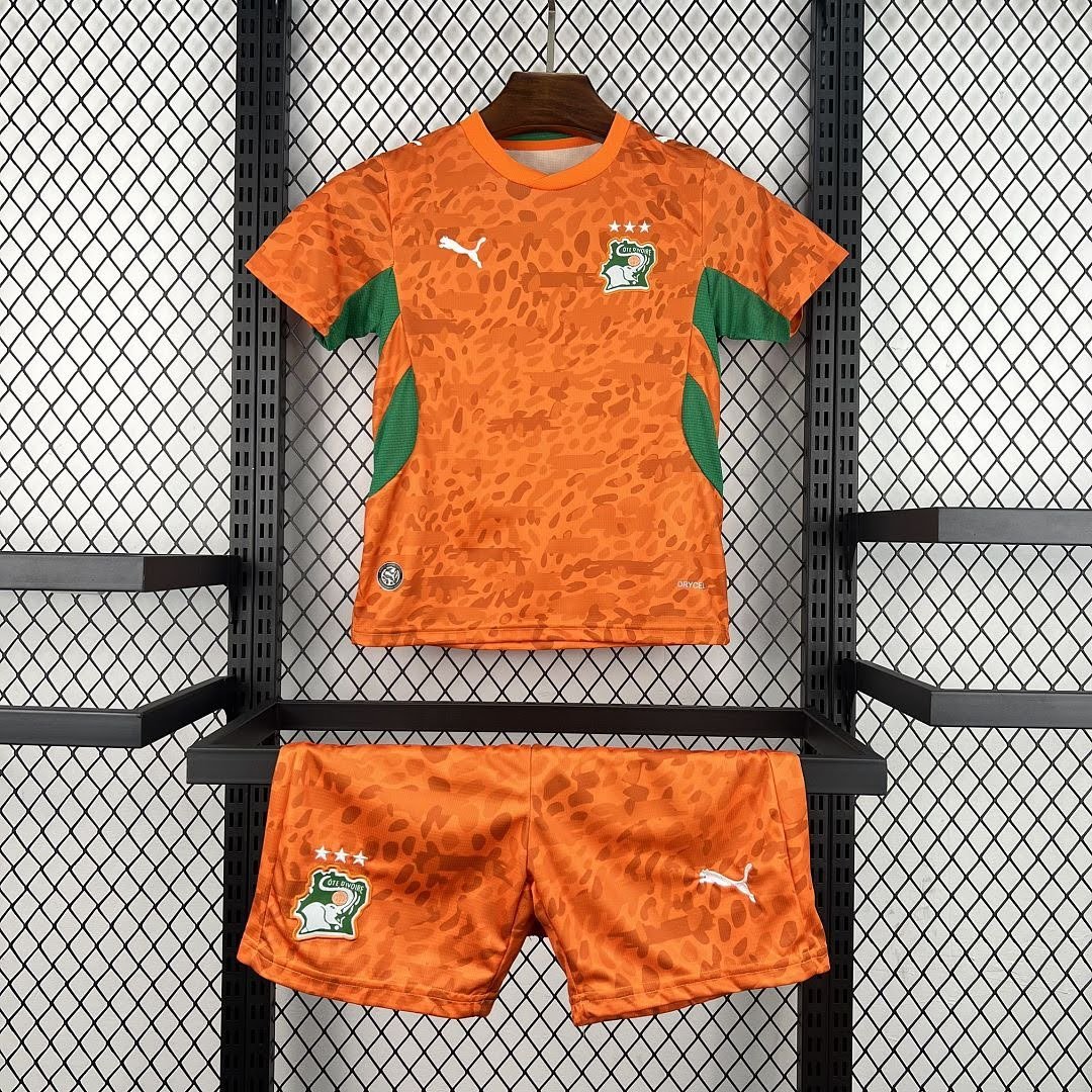 2627 Ivory Coast Home Jersey Kids 16-28