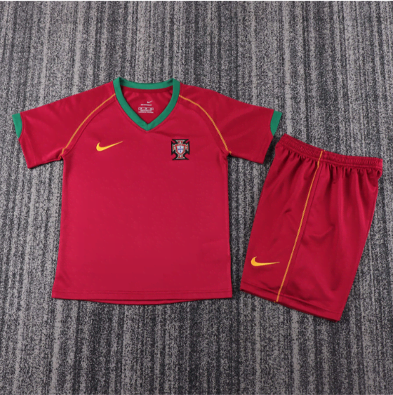 Portugal 2006 Home Retro Set for Kids 16-28