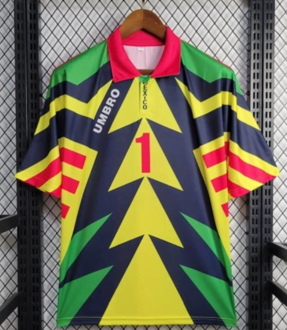1994 USA World Cup Mexico goalkeeper -Campos- retro goalkeeper jersey S-2XL