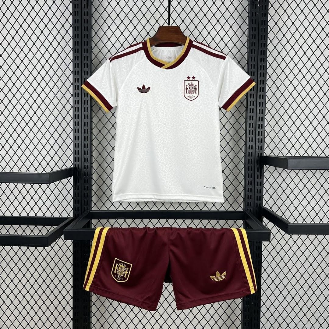 2627 Spain Away Game Kids Jersey (2 stars) 16-28