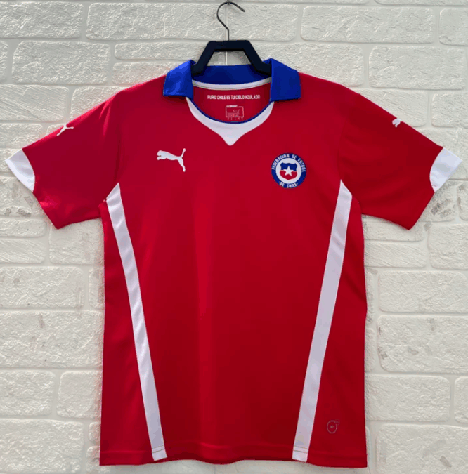 Chile 2014 Home Retro Shirt S-2XL