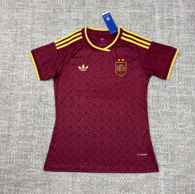 2627 Spain Second Away Women's Jersey (2 stars) S-4XL