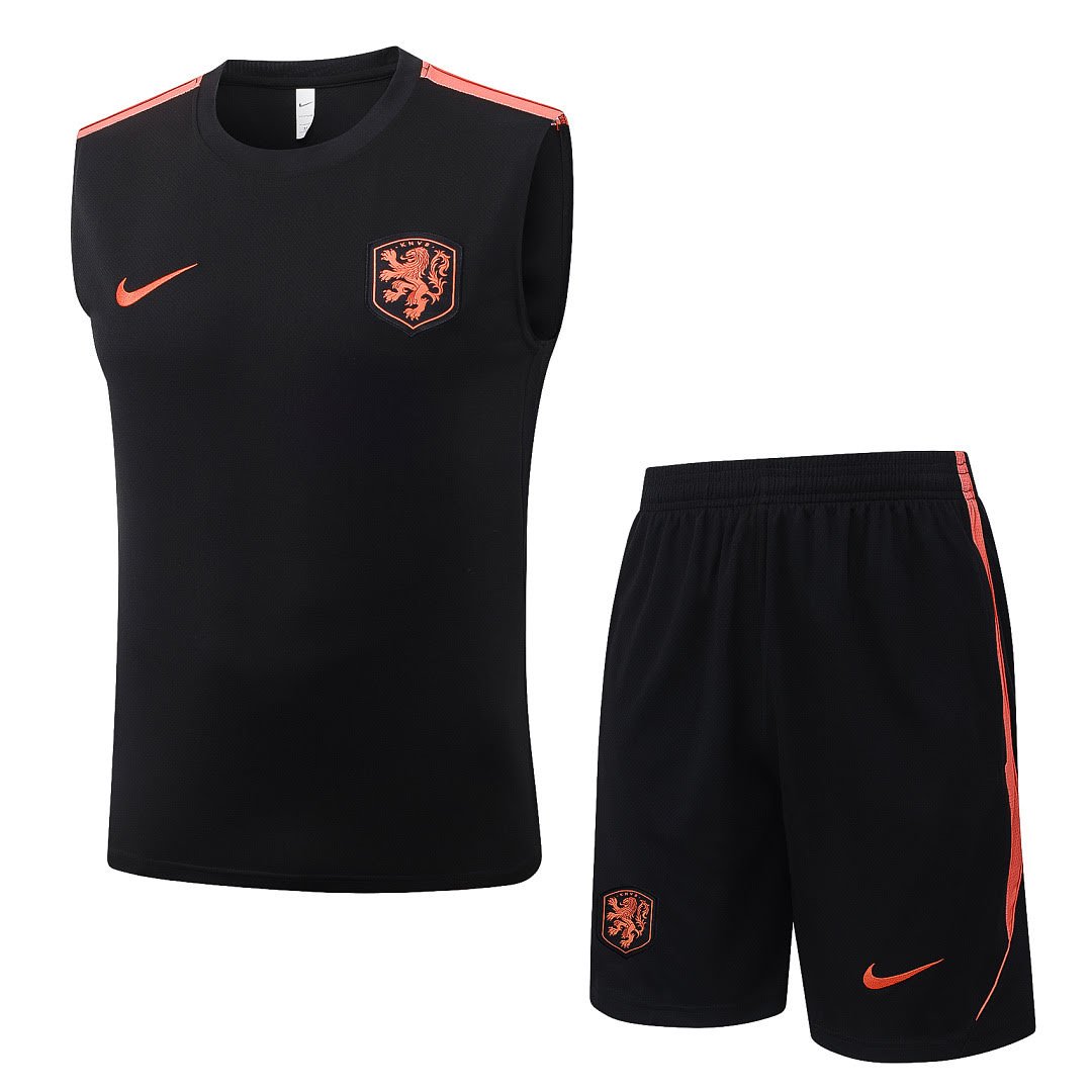 D26038# 2627 Netherlands Black Vest Set S-2XL