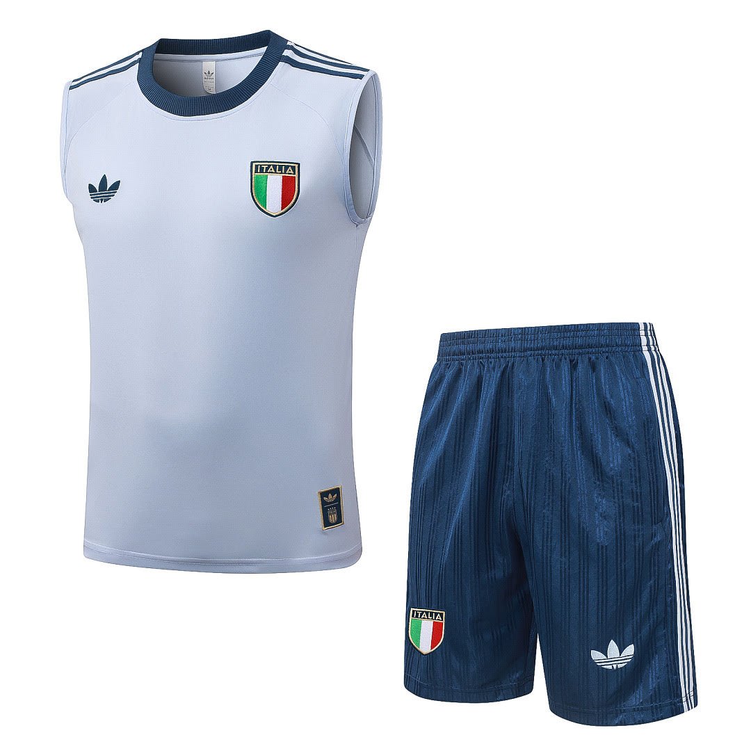 D26053# 2627 Italy Light Blue Vest Set S-2XL