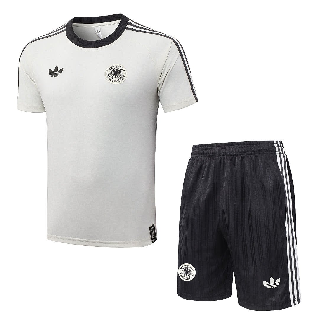 J26052# 2627 Germany Off-white Short-sleeved Suit S-2XL