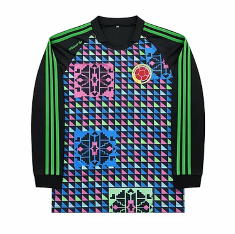 Colombia 1990 Retro Goalkeeper Long Sleeve Jersey