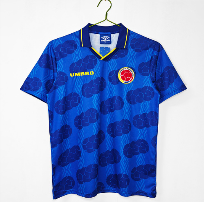 Colombia 1994 Away Retro Jersey S-2XL