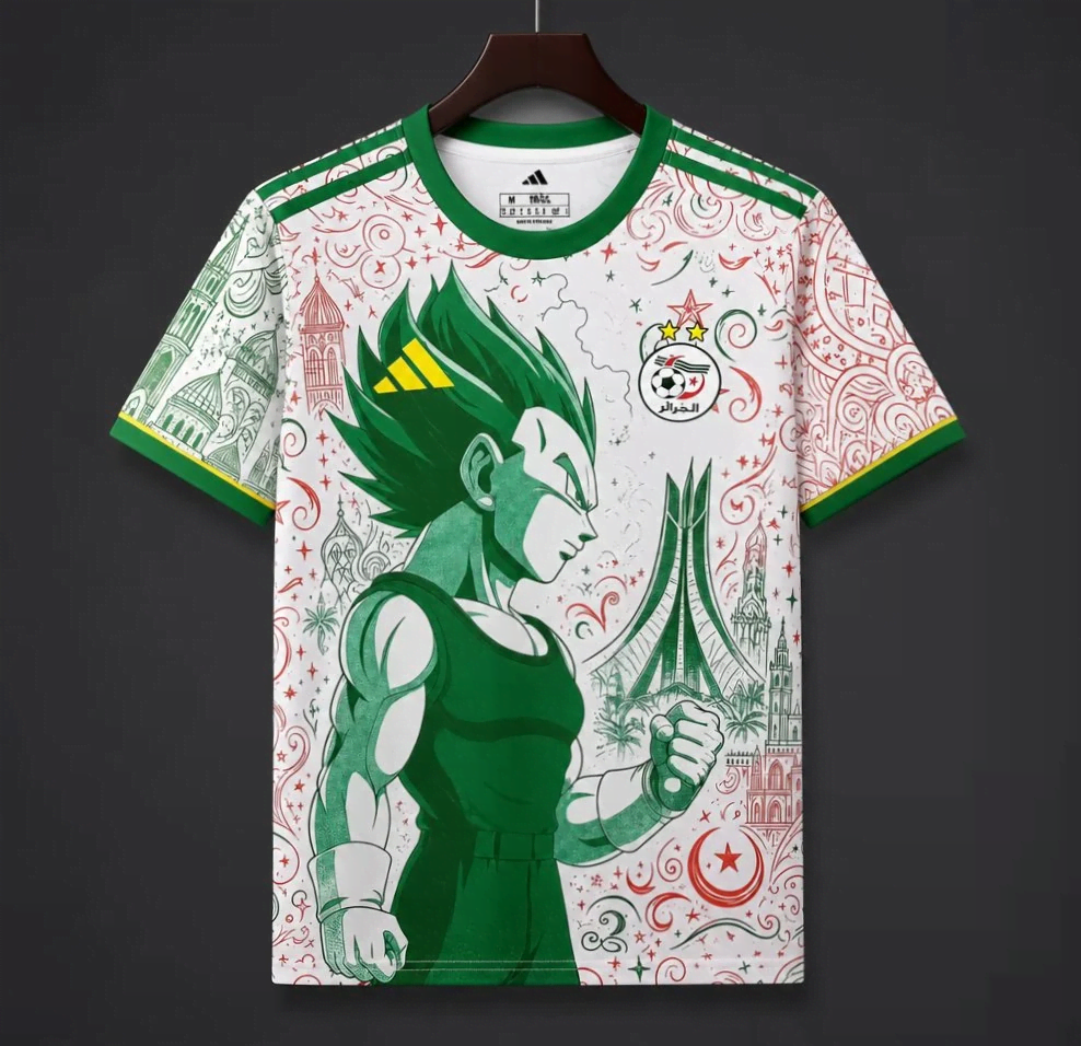 2627 Algeria x Dragon Ball ZSpecial Edition Shirt S-4XL