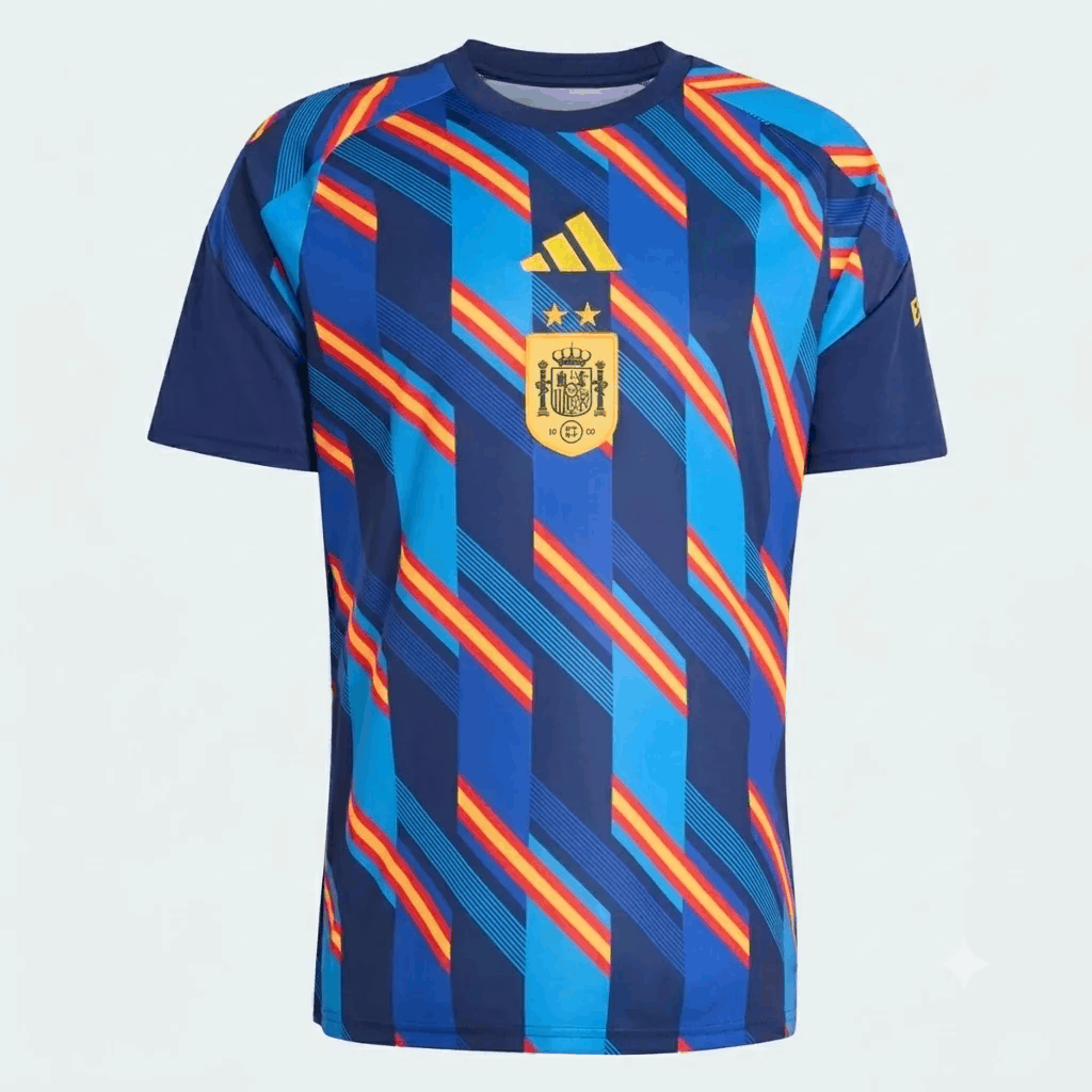 2627 Spain pre-match jersey (2 stars) S-4XL